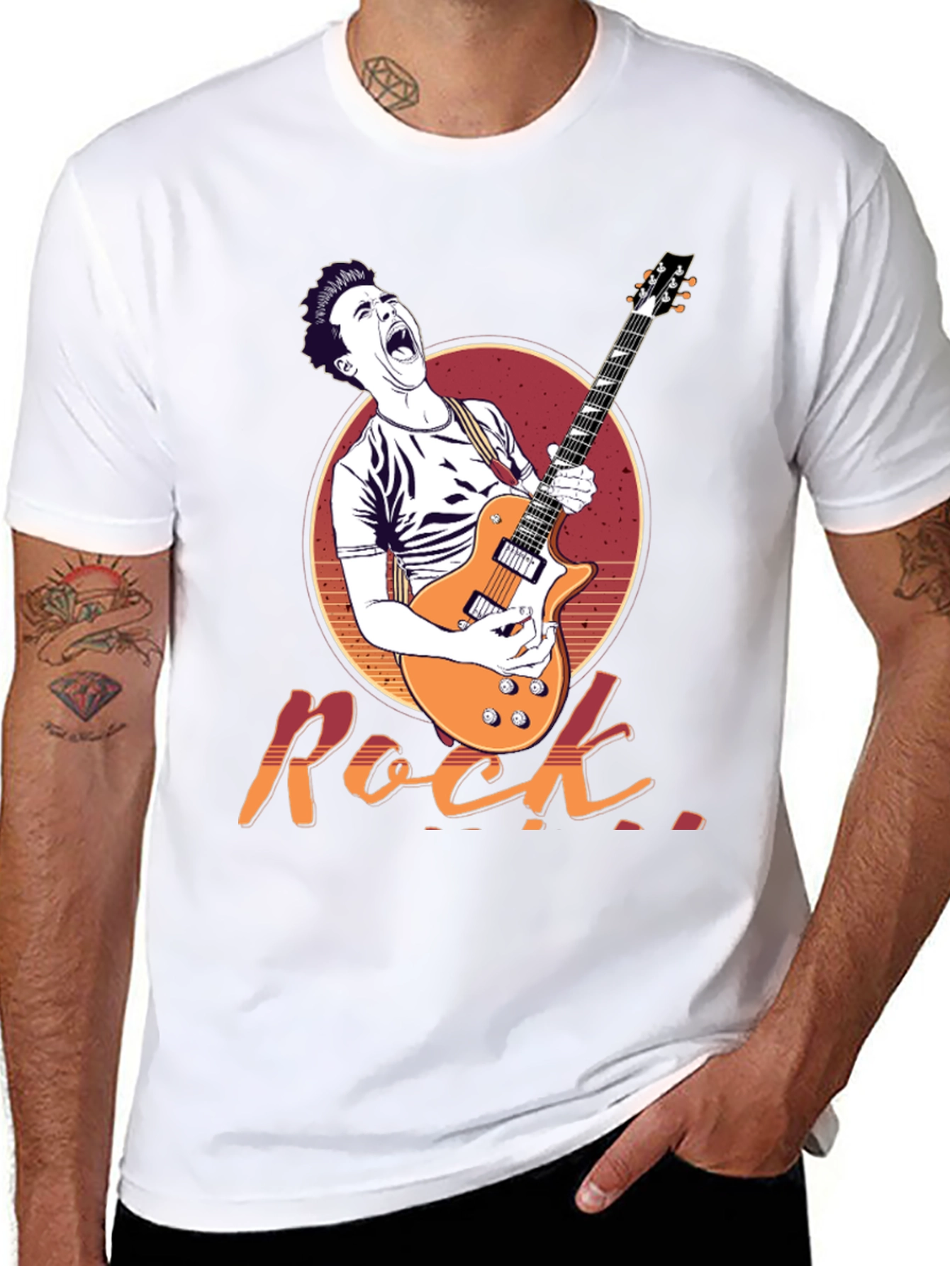 Rock Music Graphic T-Shirt