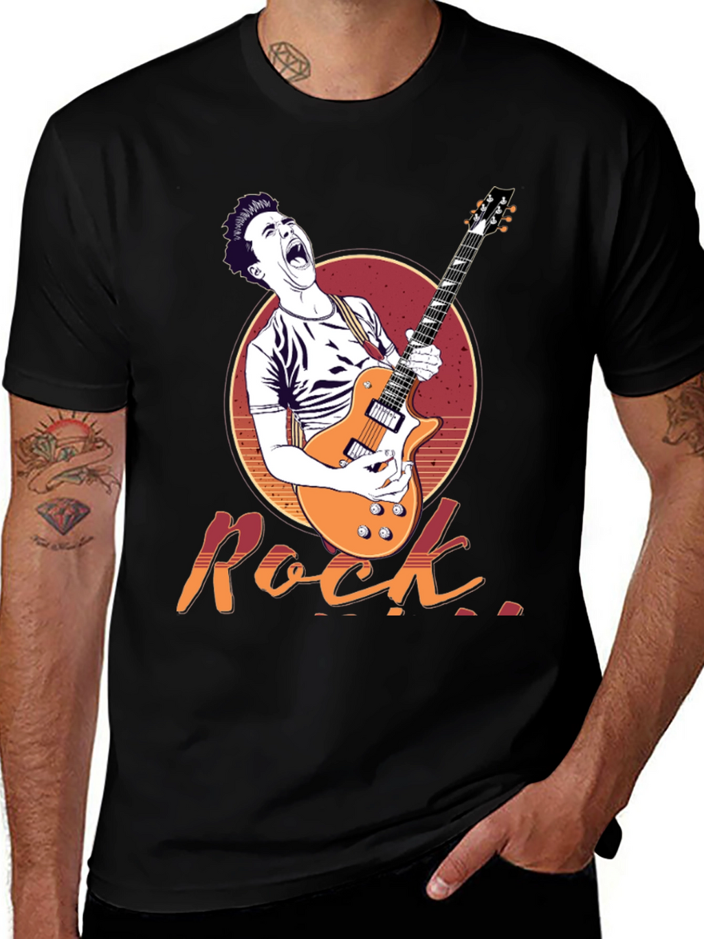 Rock Music Graphic T-Shirt
