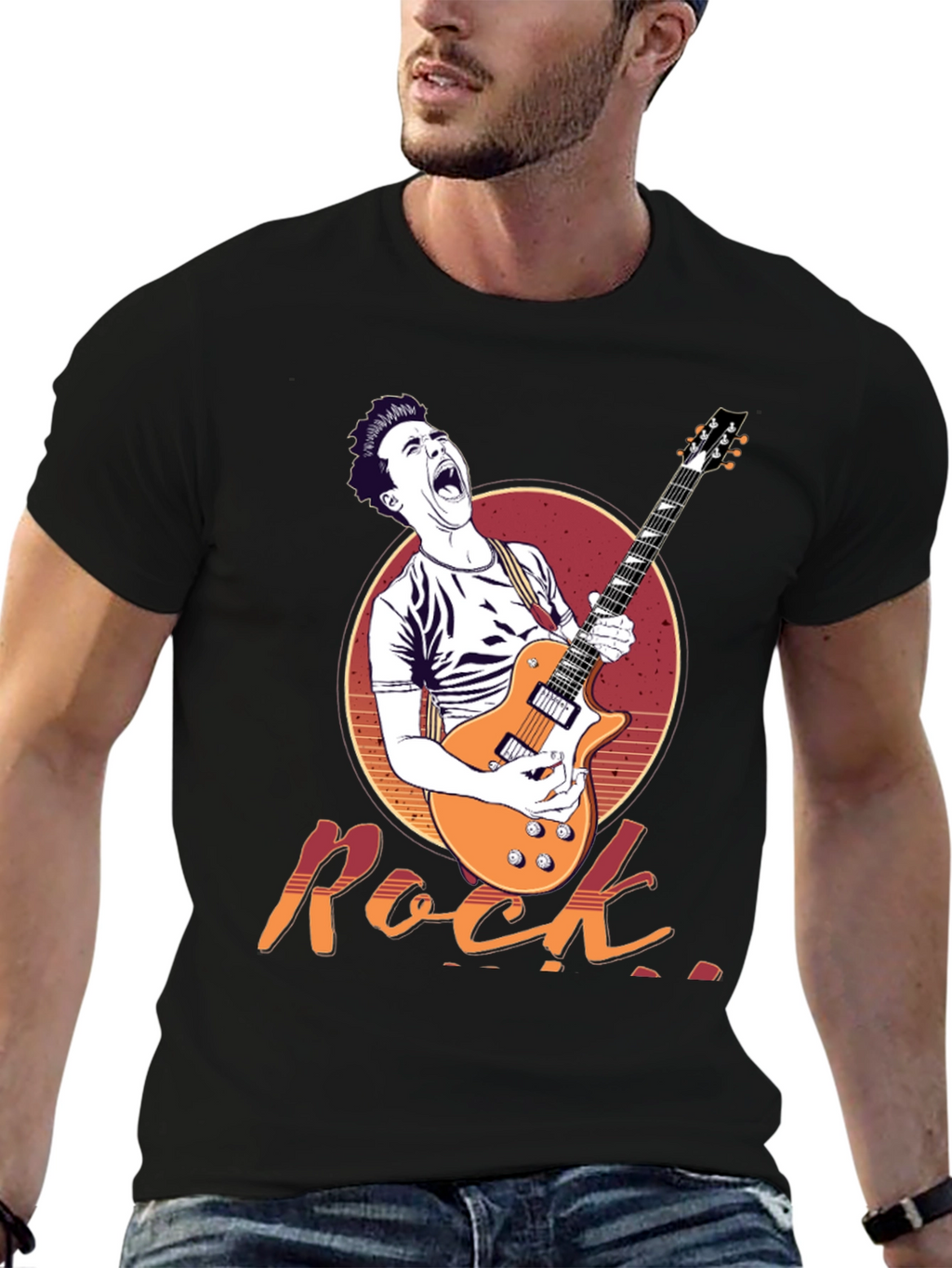 Rock Music Graphic T-Shirt