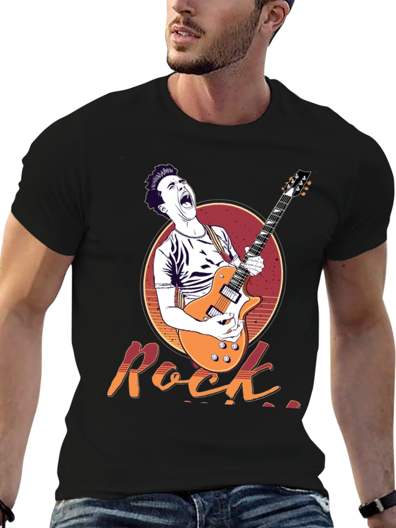 Rock Music Graphic T-Shirt
