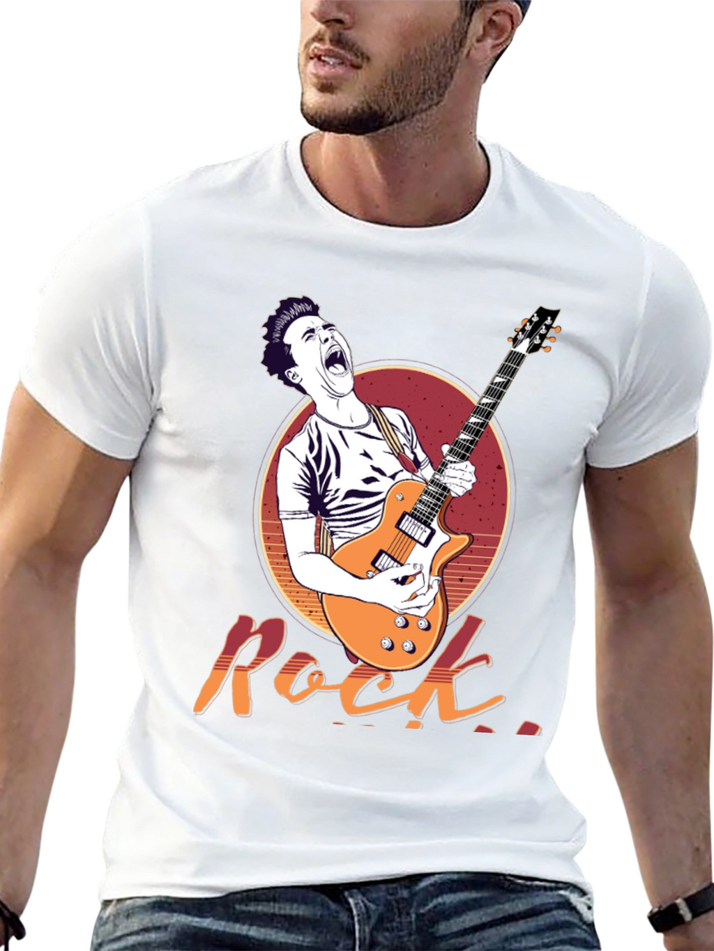 Rock Music Graphic T-Shirt