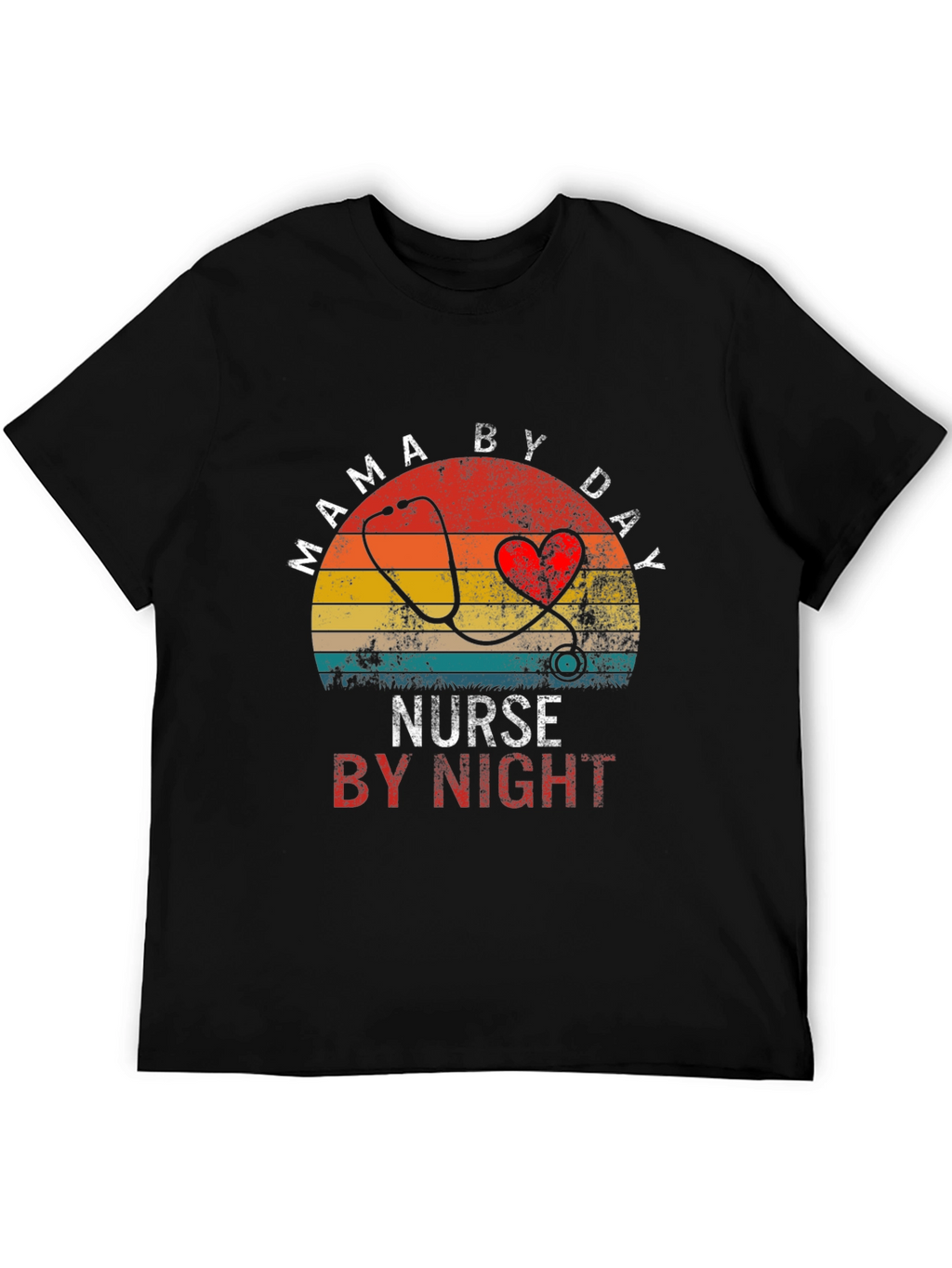Mama By Day Nurse By Night T-Shirt