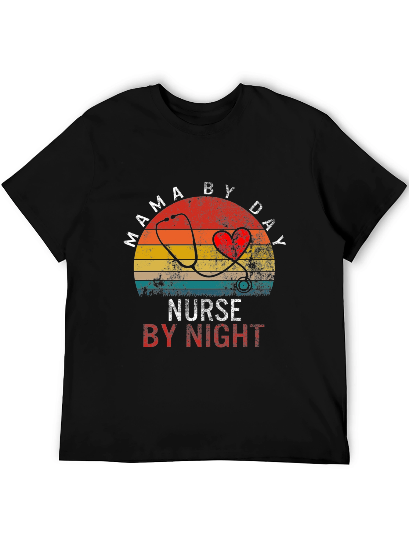 Mama By Day Nurse By Night T-Shirt