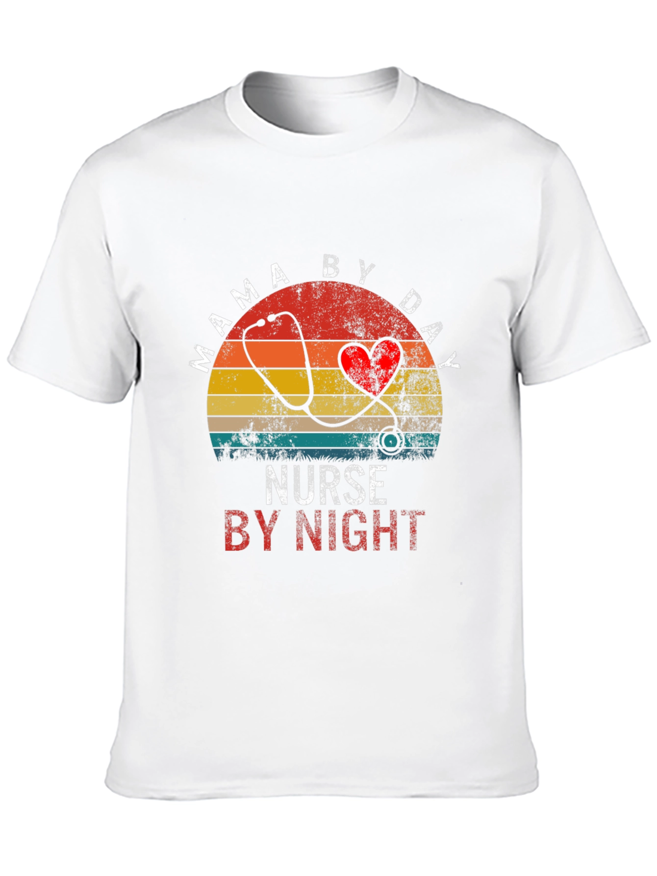 Mama By Day Nurse By Night T-Shirt