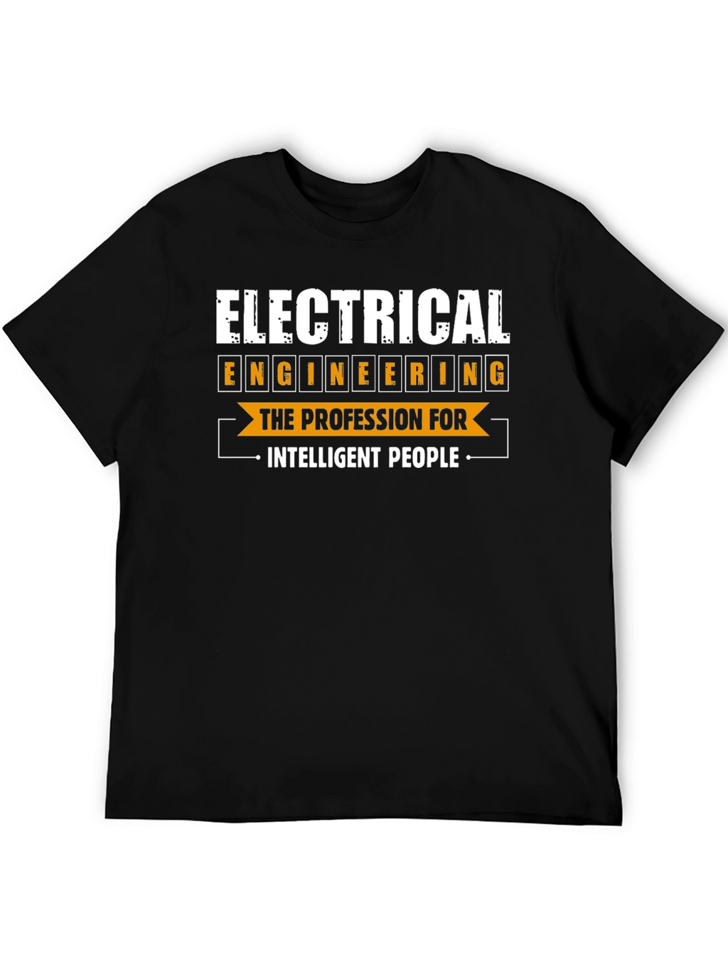 Electrical Engineering Intelligent People Black T-Shirt