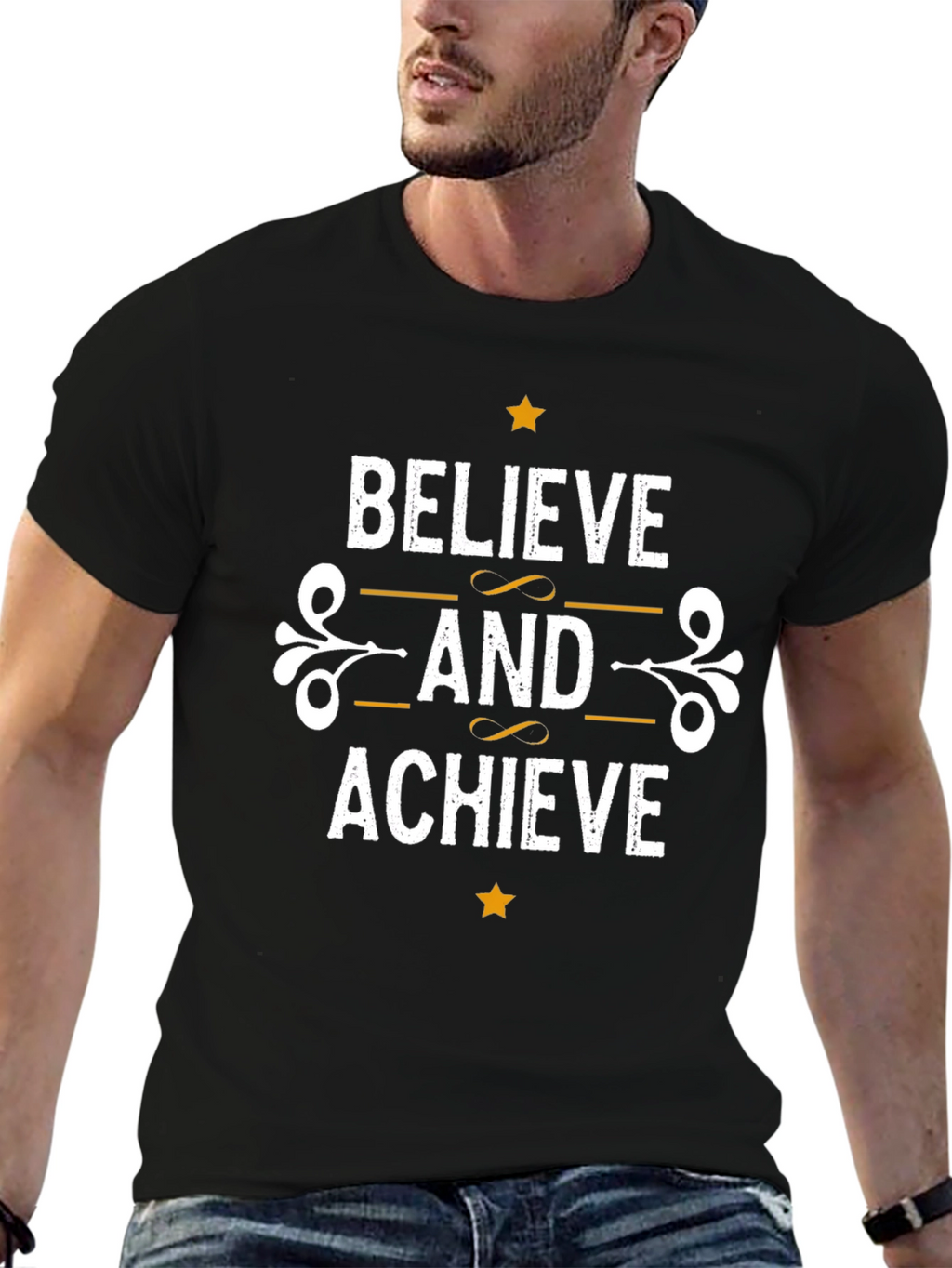 Believe and Achieve Graphic T-Shirt