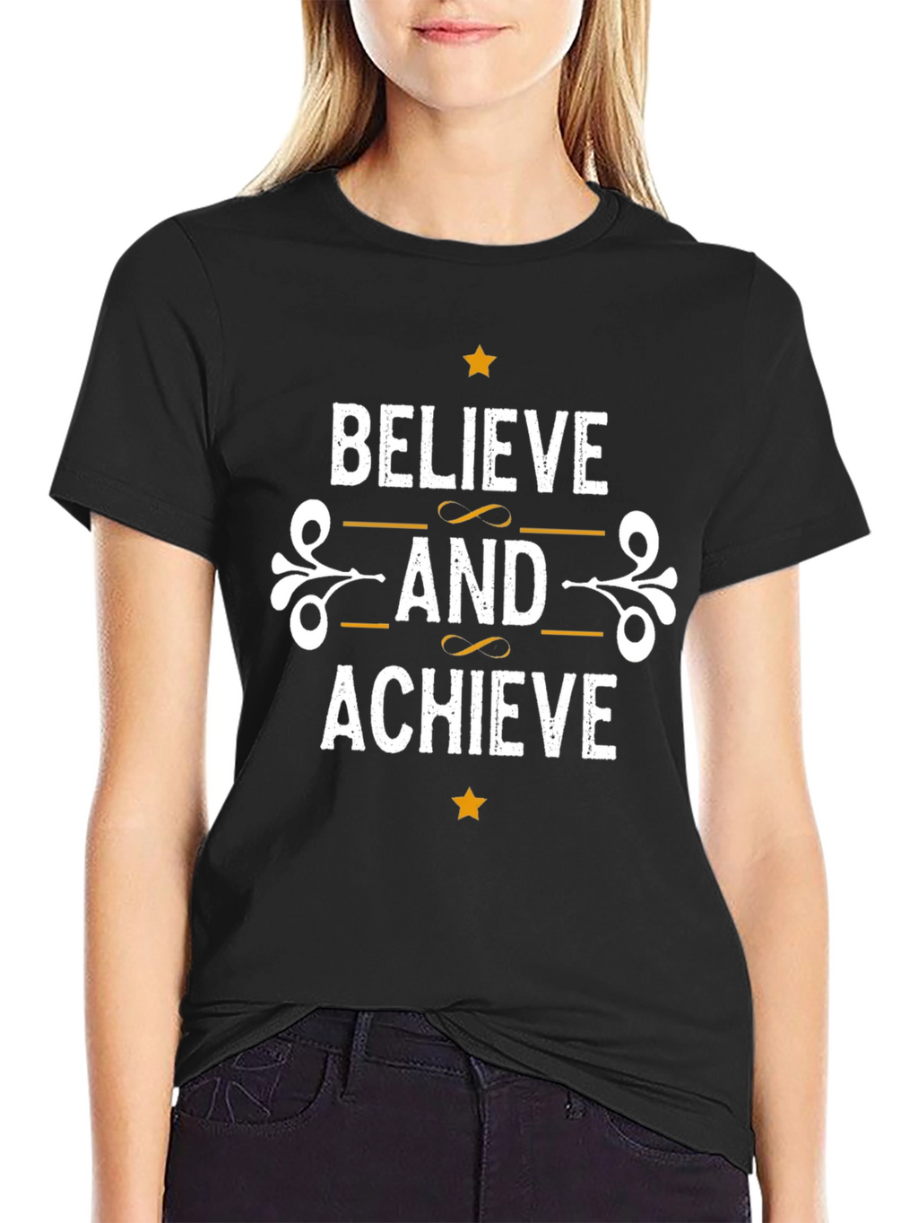 Believe and Achieve Graphic T-Shirt