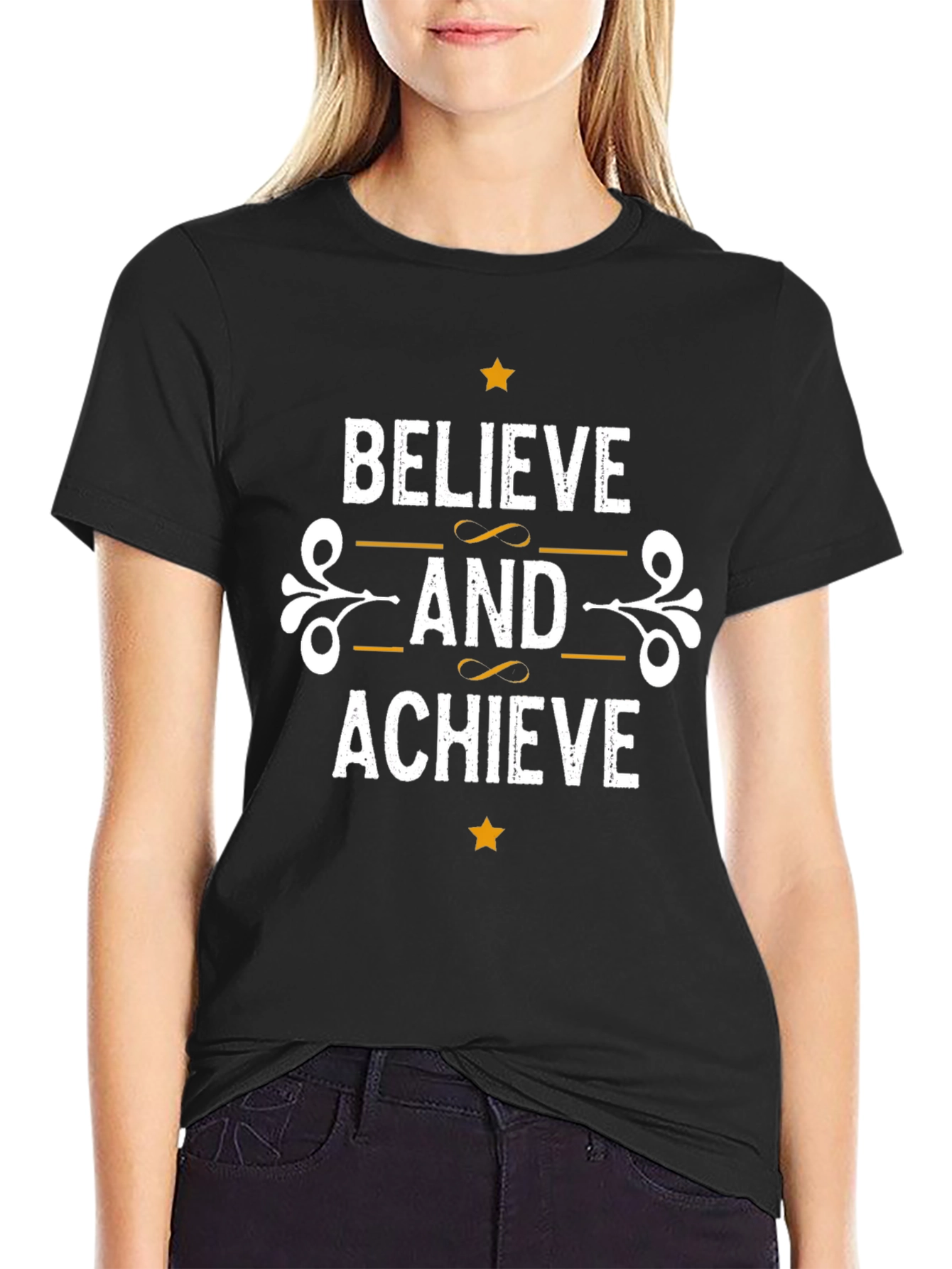 Believe and Achieve Graphic T-Shirt