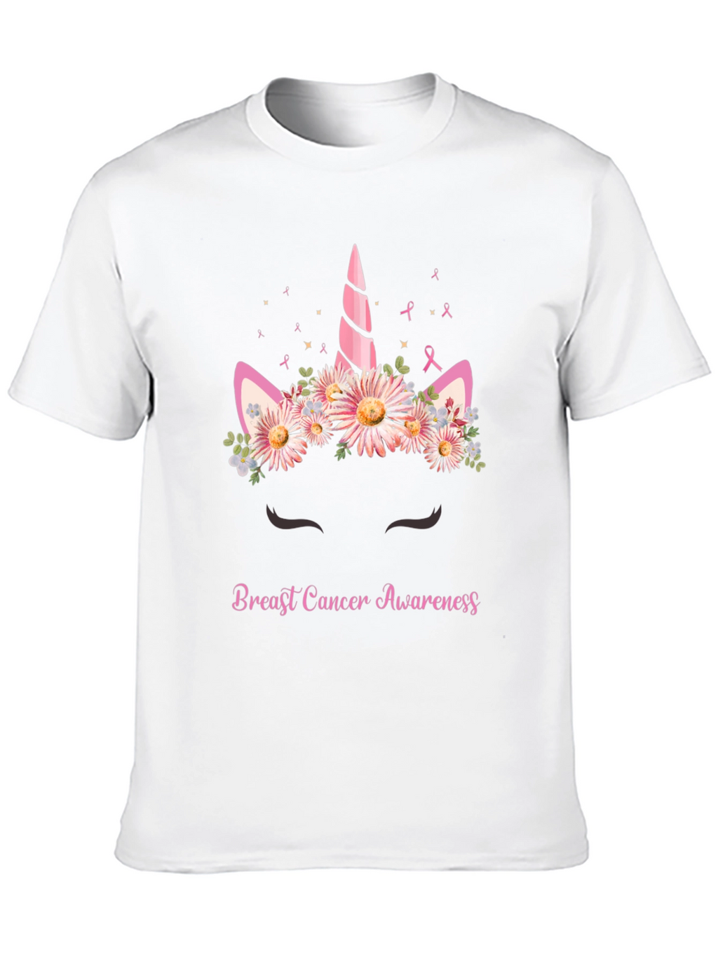 Breast Cancer Awareness Unicorn T-Shirt
