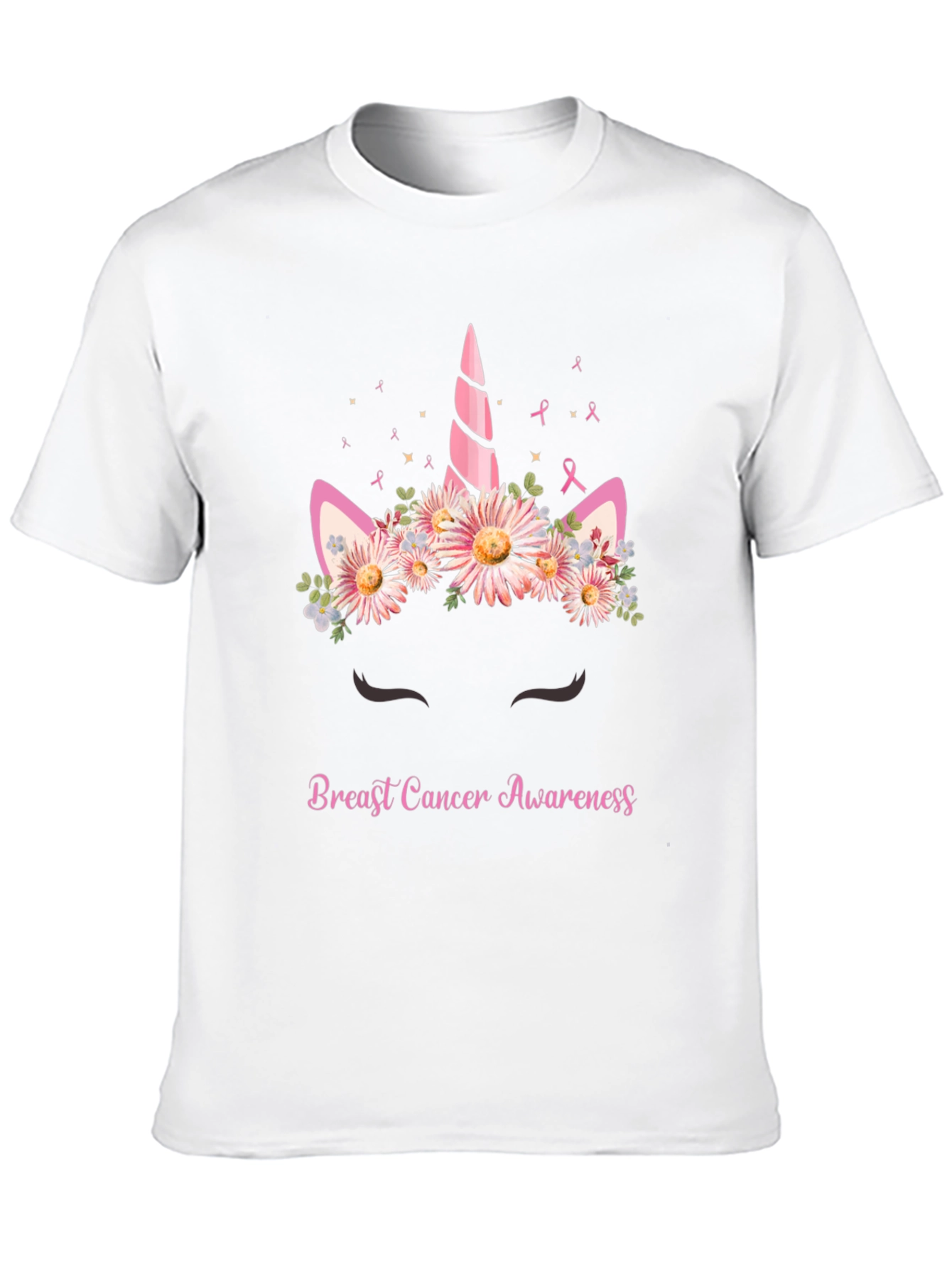 Breast Cancer Awareness Unicorn T-Shirt