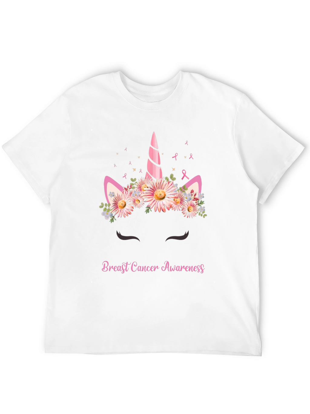 Breast Cancer Awareness Unicorn T-Shirt