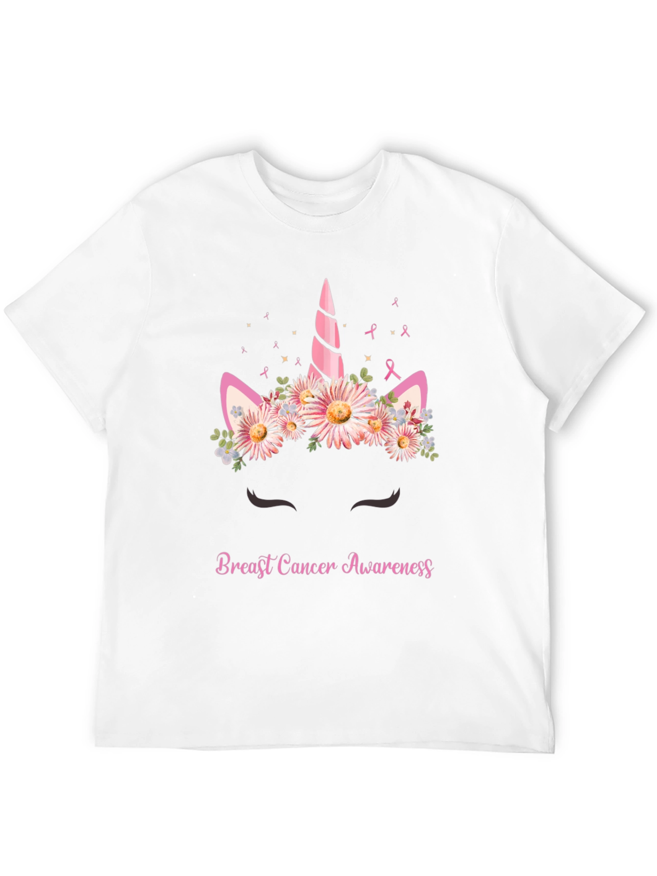 Breast Cancer Awareness Unicorn T-Shirt