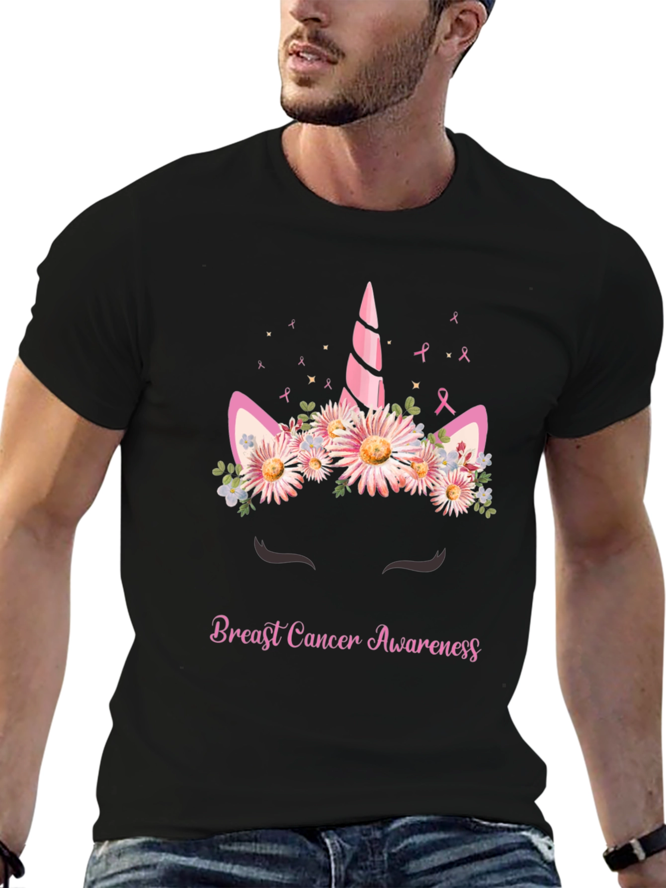 Breast Cancer Awareness Unicorn T-Shirt