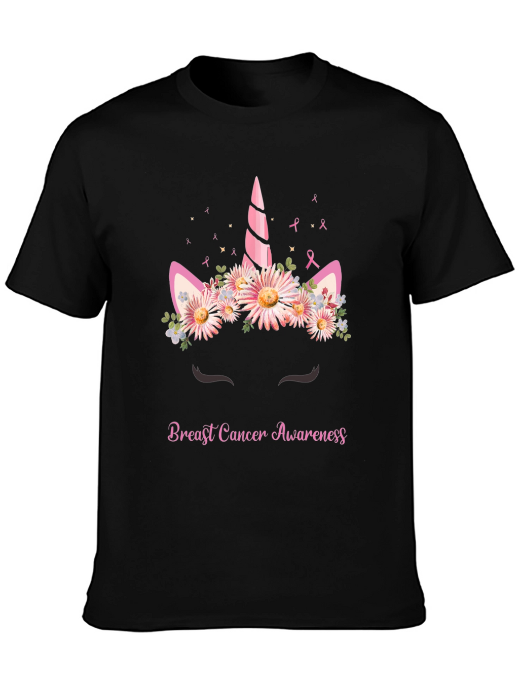 Breast Cancer Awareness Unicorn T-Shirt