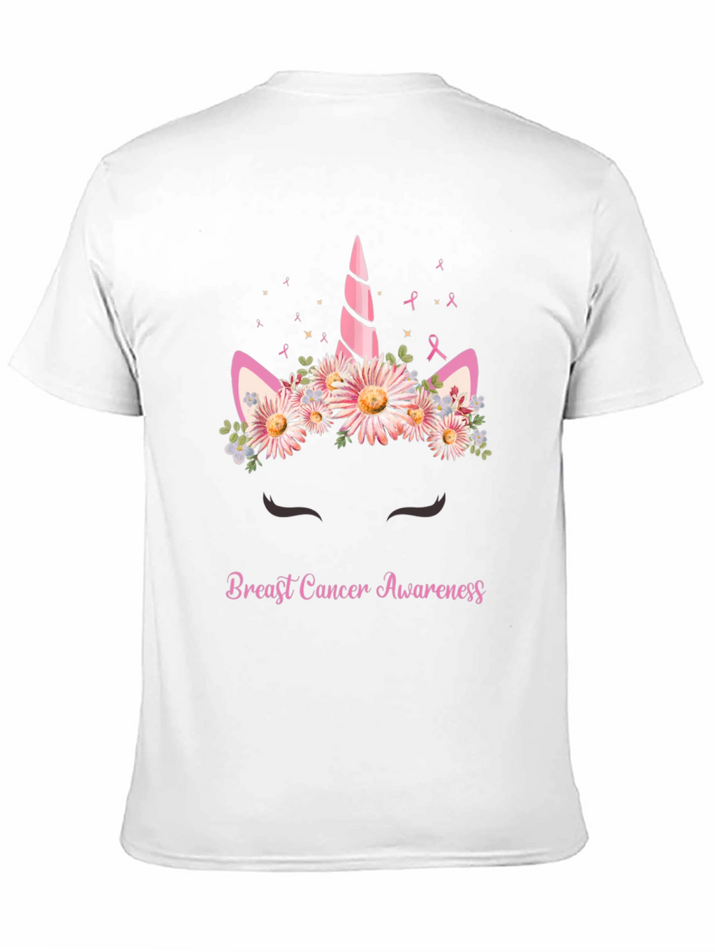 Breast Cancer Awareness Unicorn T-Shirt