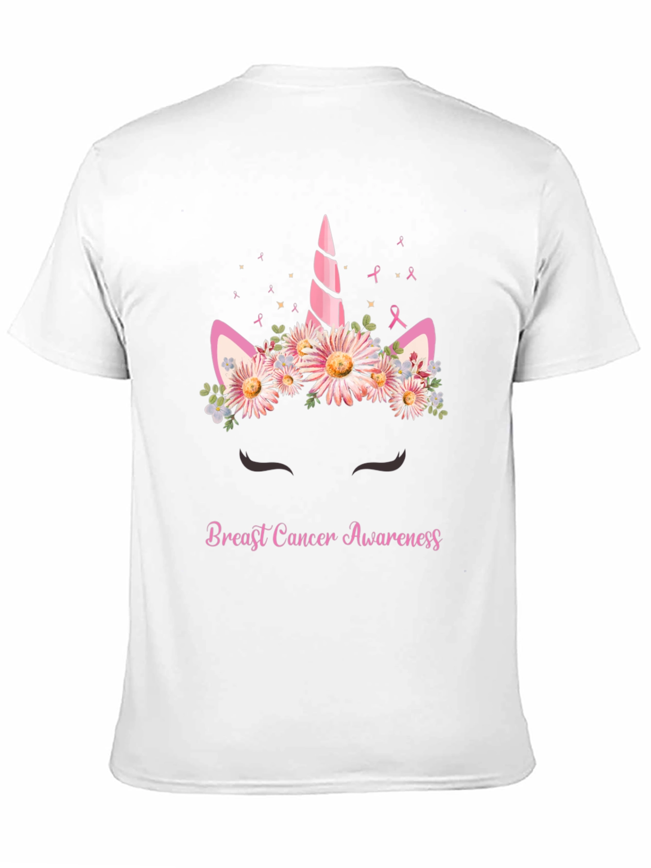 Breast Cancer Awareness Unicorn T-Shirt