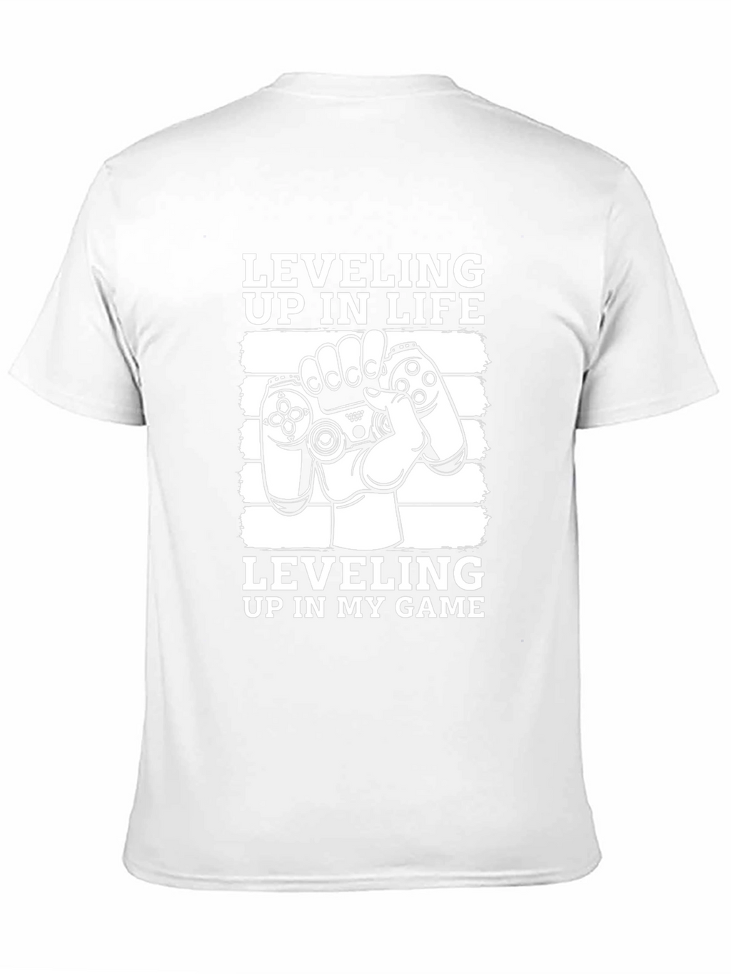 Leveling Up Gamer T-Shirt - Black Cotton Blend