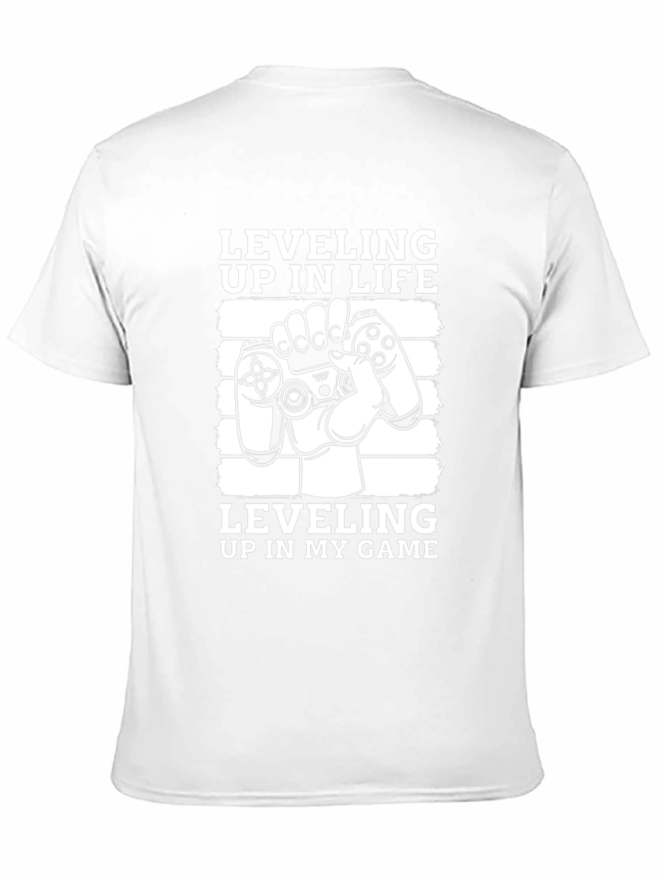 Leveling Up Gamer T-Shirt - Black Cotton Blend