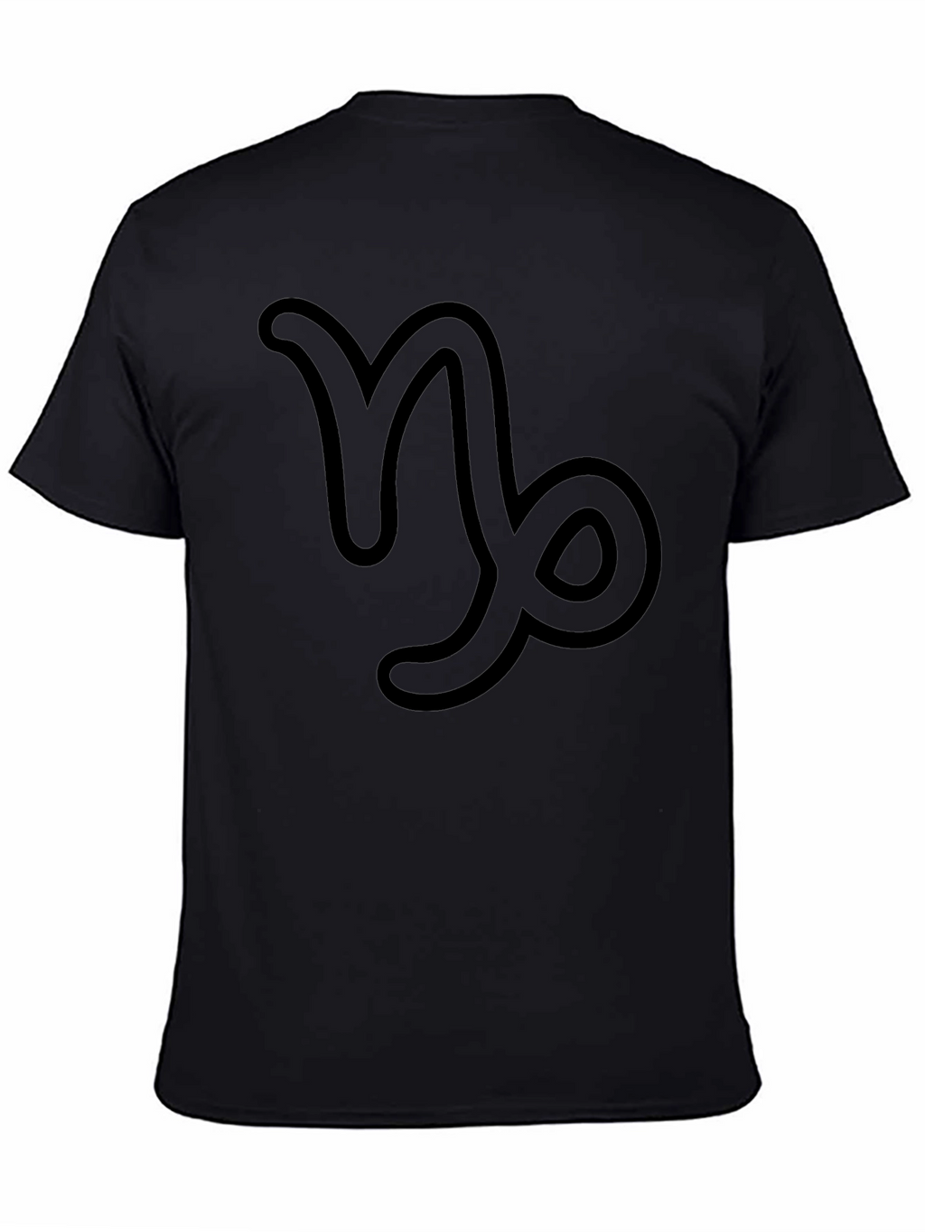 Capricorn Zodiac Sign Black Graphic Tee