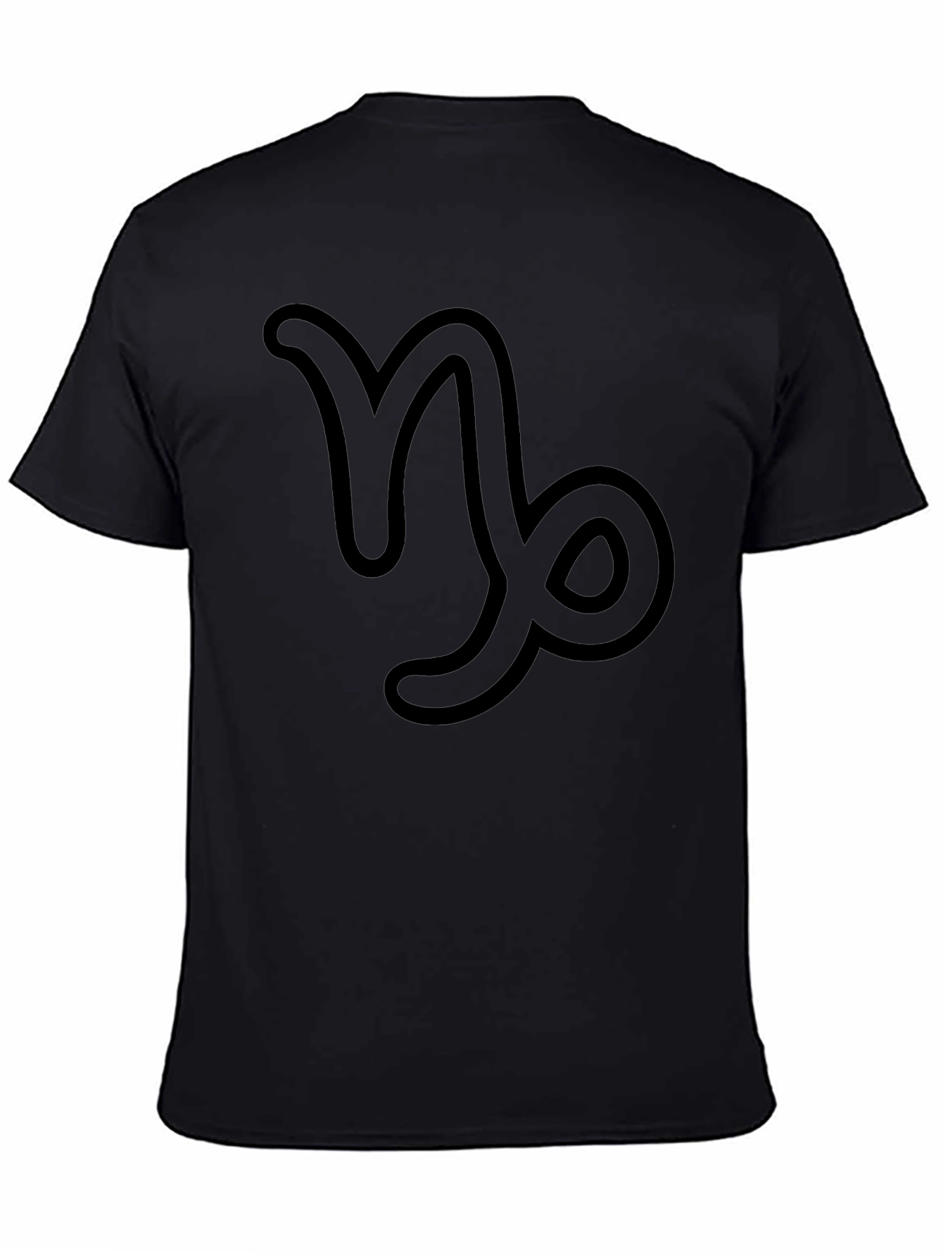 Capricorn Zodiac Sign Black Graphic Tee