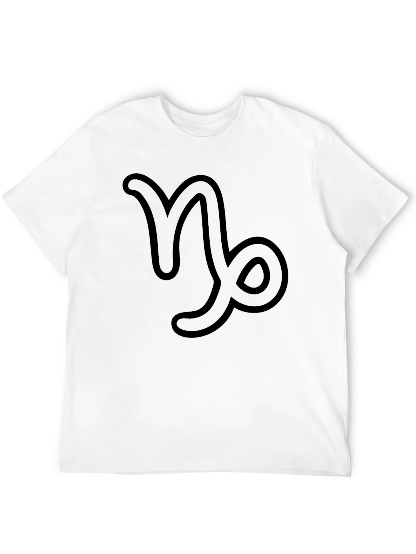 Capricorn Zodiac Sign Black Graphic Tee