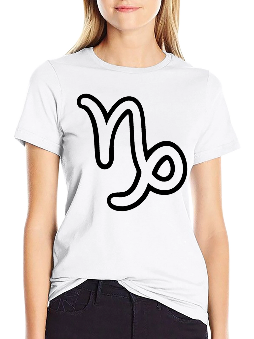 Capricorn Zodiac Sign Black Graphic Tee