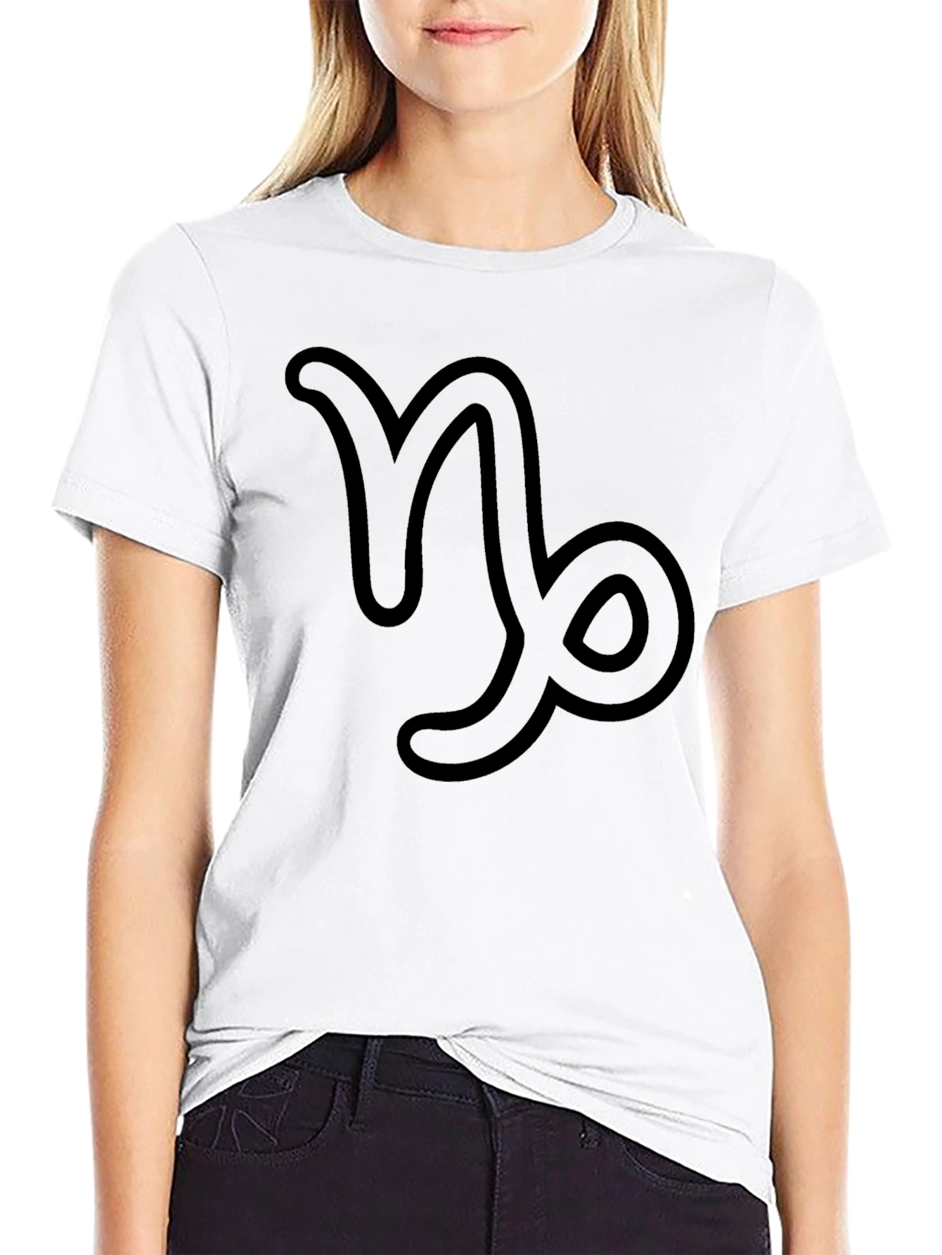 Capricorn Zodiac Sign Black Graphic Tee