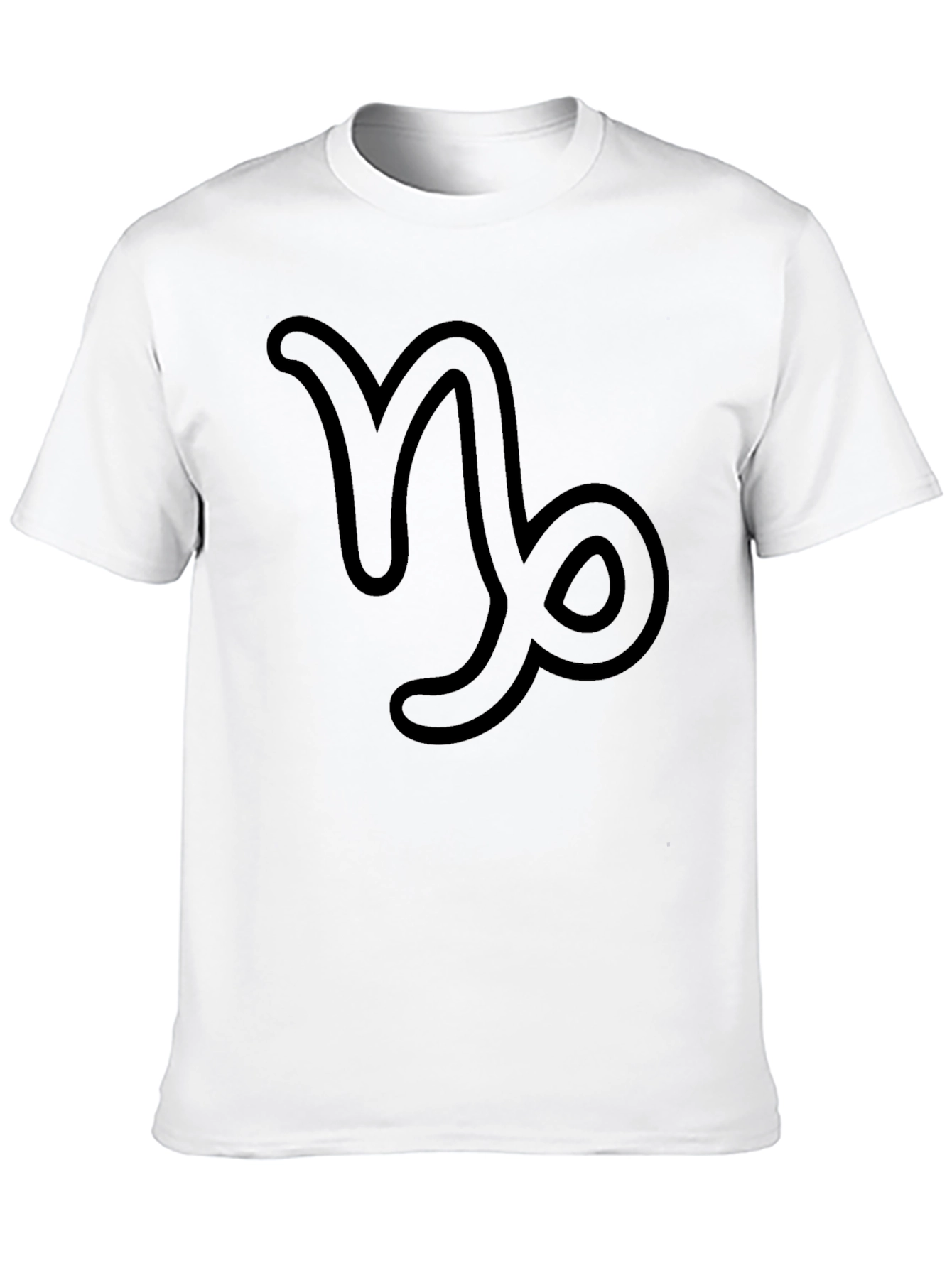 Capricorn Zodiac Sign Black Graphic Tee