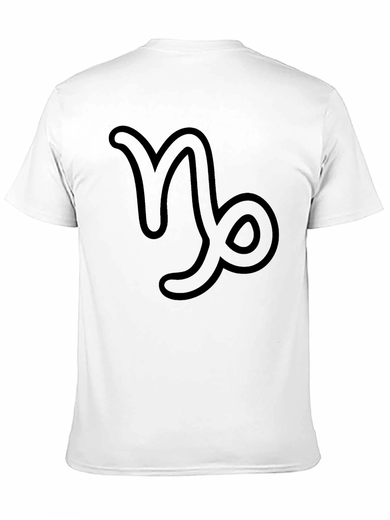 Capricorn Zodiac Sign Black Graphic Tee