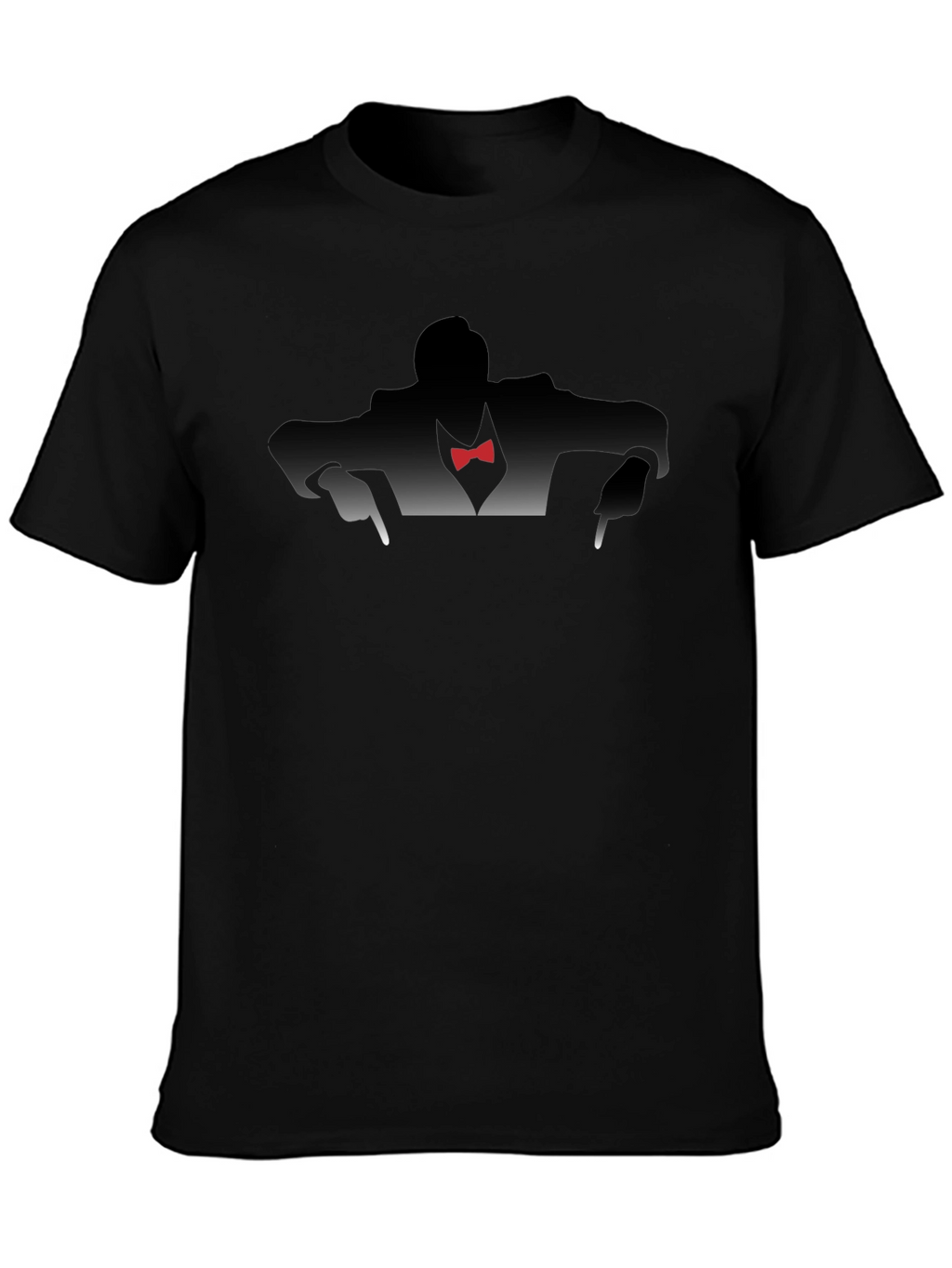 Silhouette Bowtie T-Shirt - Classic Cool Style