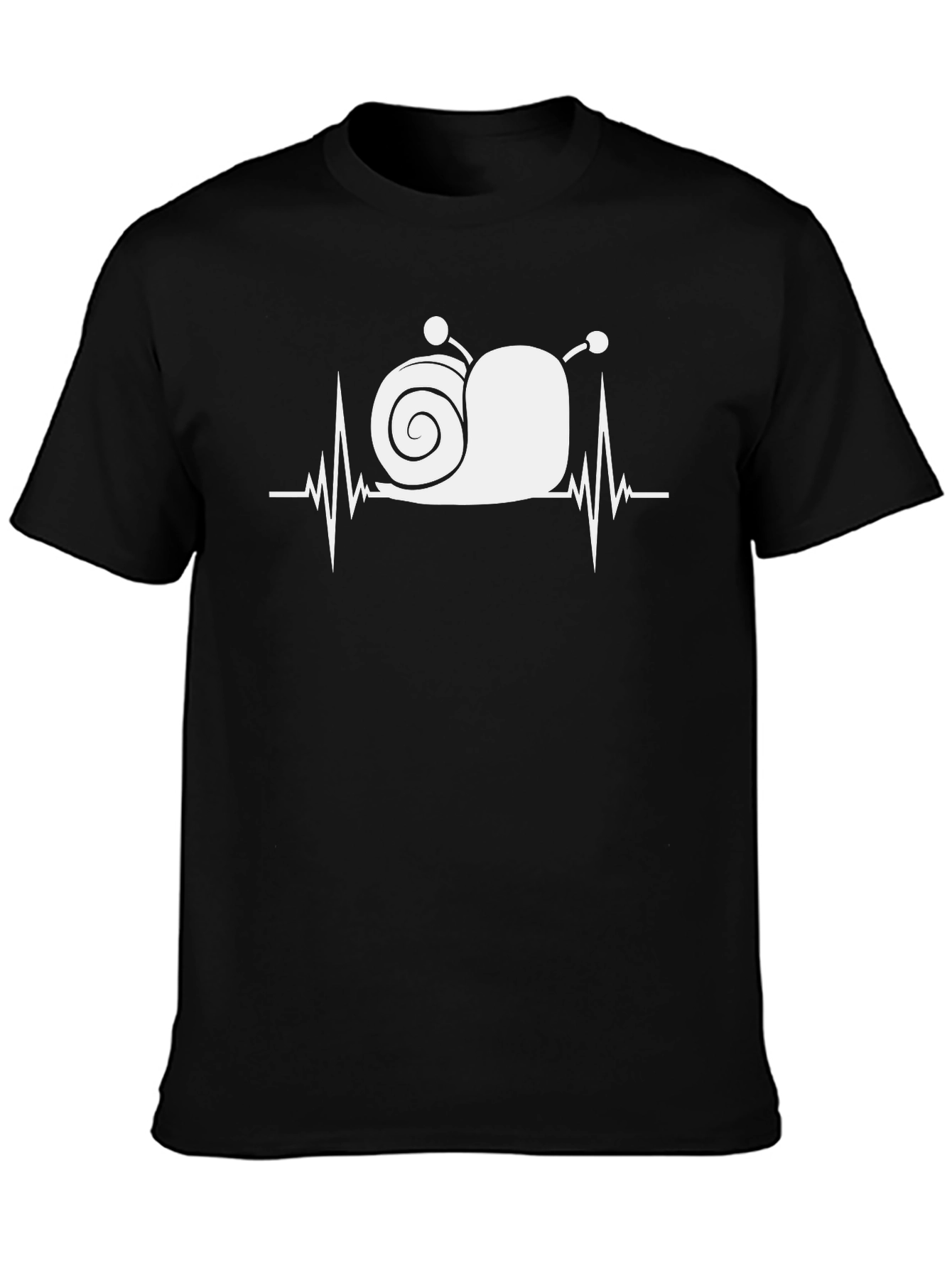 Snail Heartbeat Graphic Tee - Quirky & Cool