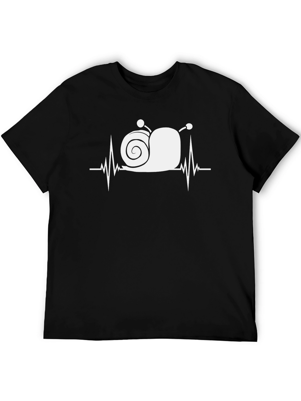 Snail Heartbeat Graphic Tee - Quirky & Cool