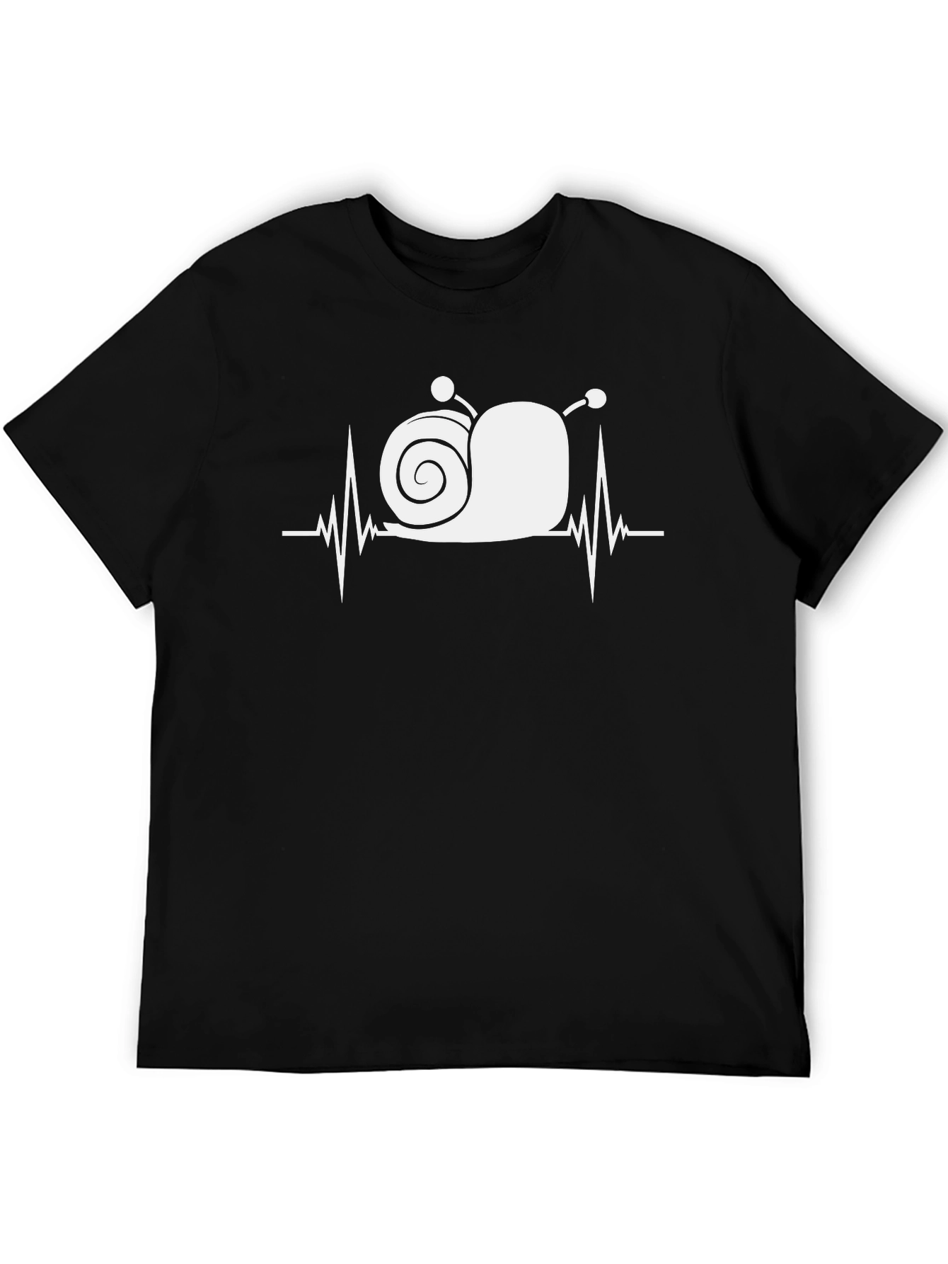Snail Heartbeat Graphic Tee - Quirky & Cool