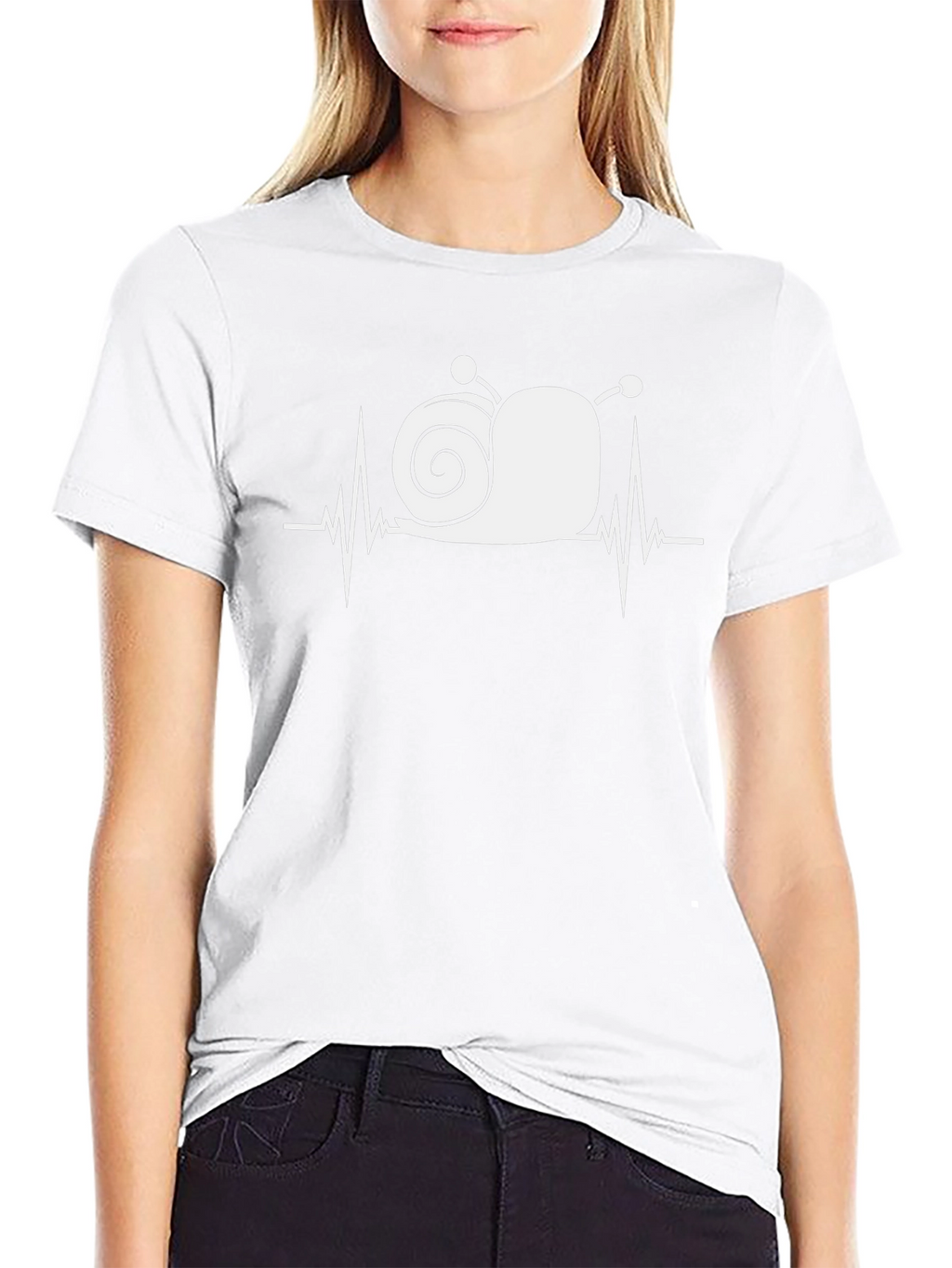 Snail Heartbeat Graphic Tee - Quirky & Cool