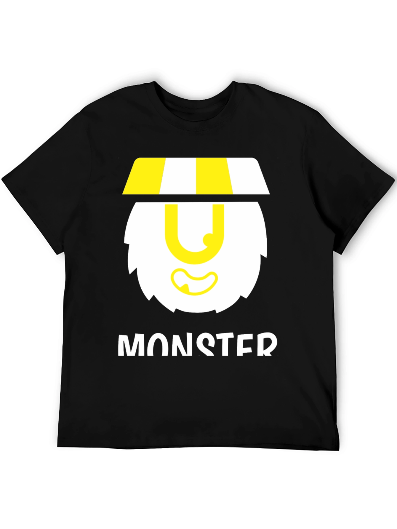 Monster Graphic Black T-Shirt