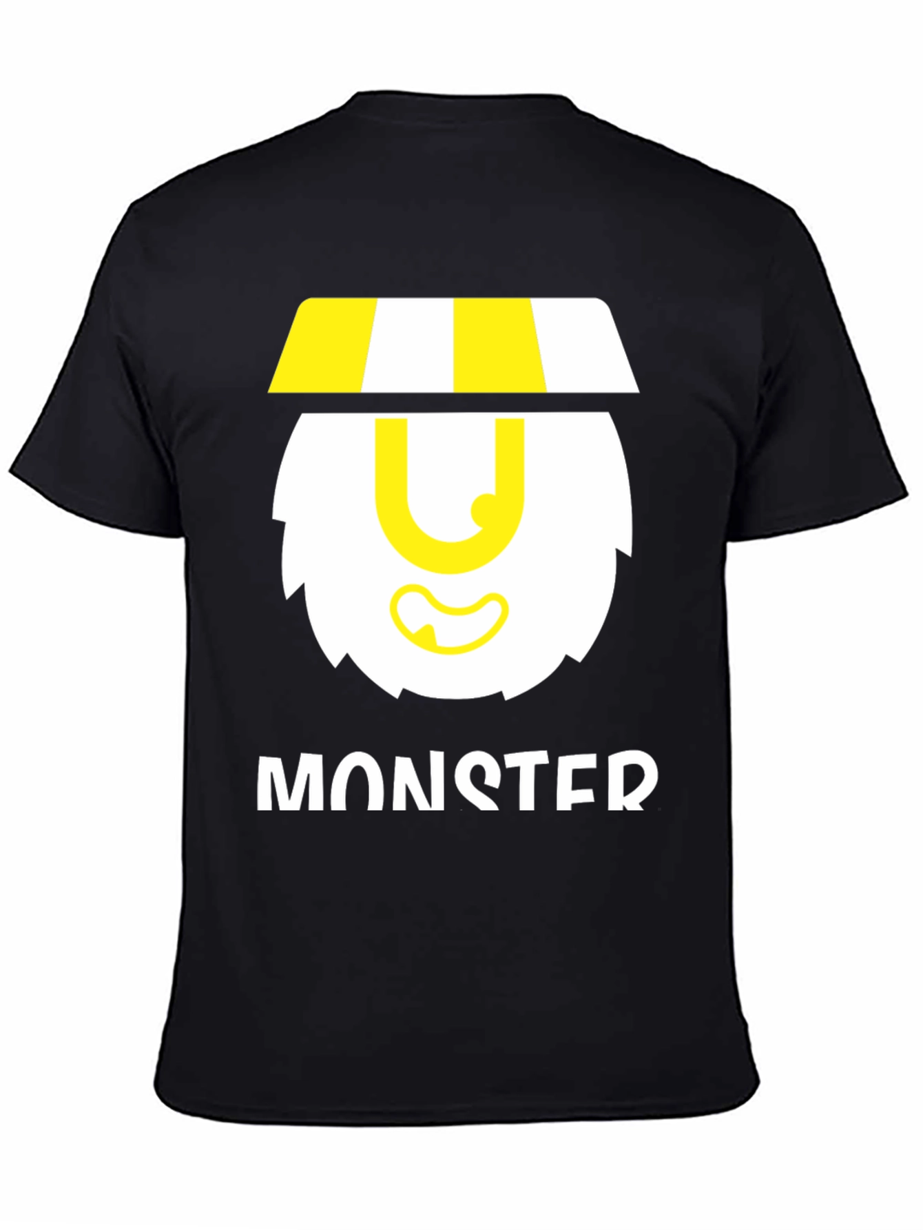 Monster Graphic Black T-Shirt