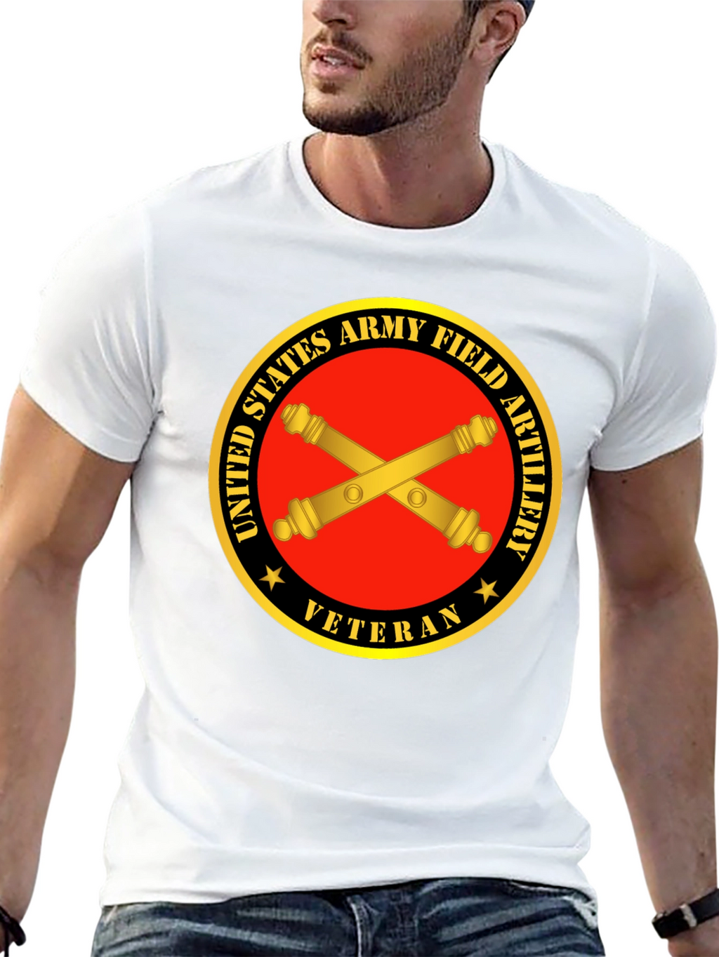 Army Field Artillery Veteran Graphic Tee