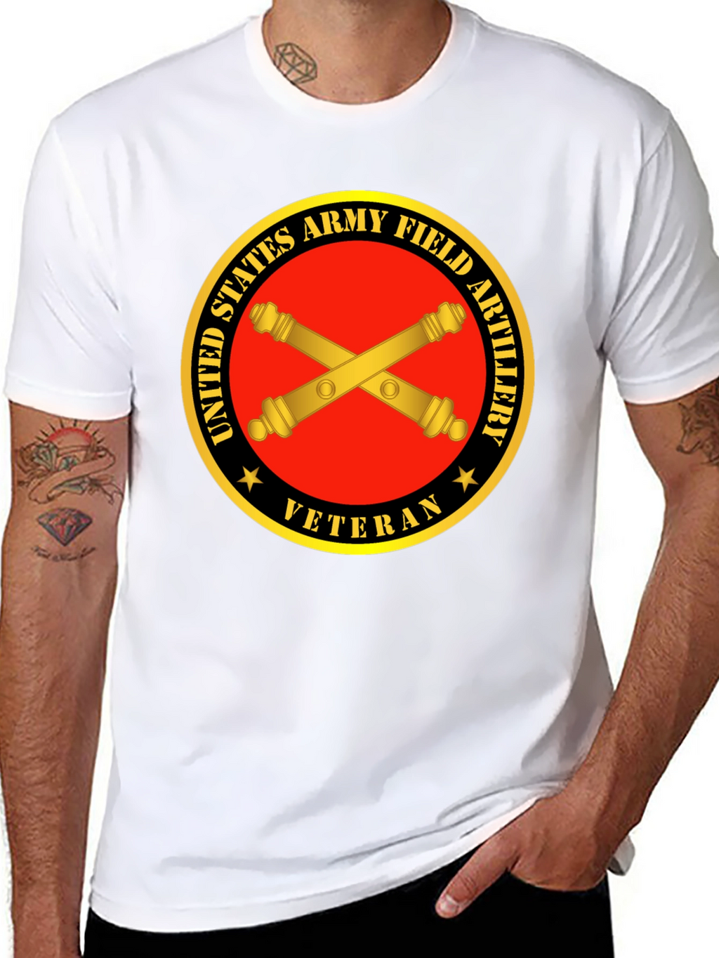Army Field Artillery Veteran Graphic Tee