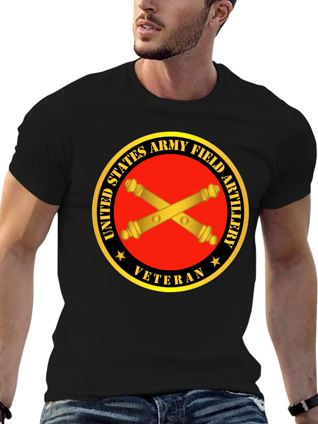 Army Field Artillery Veteran Graphic Tee
