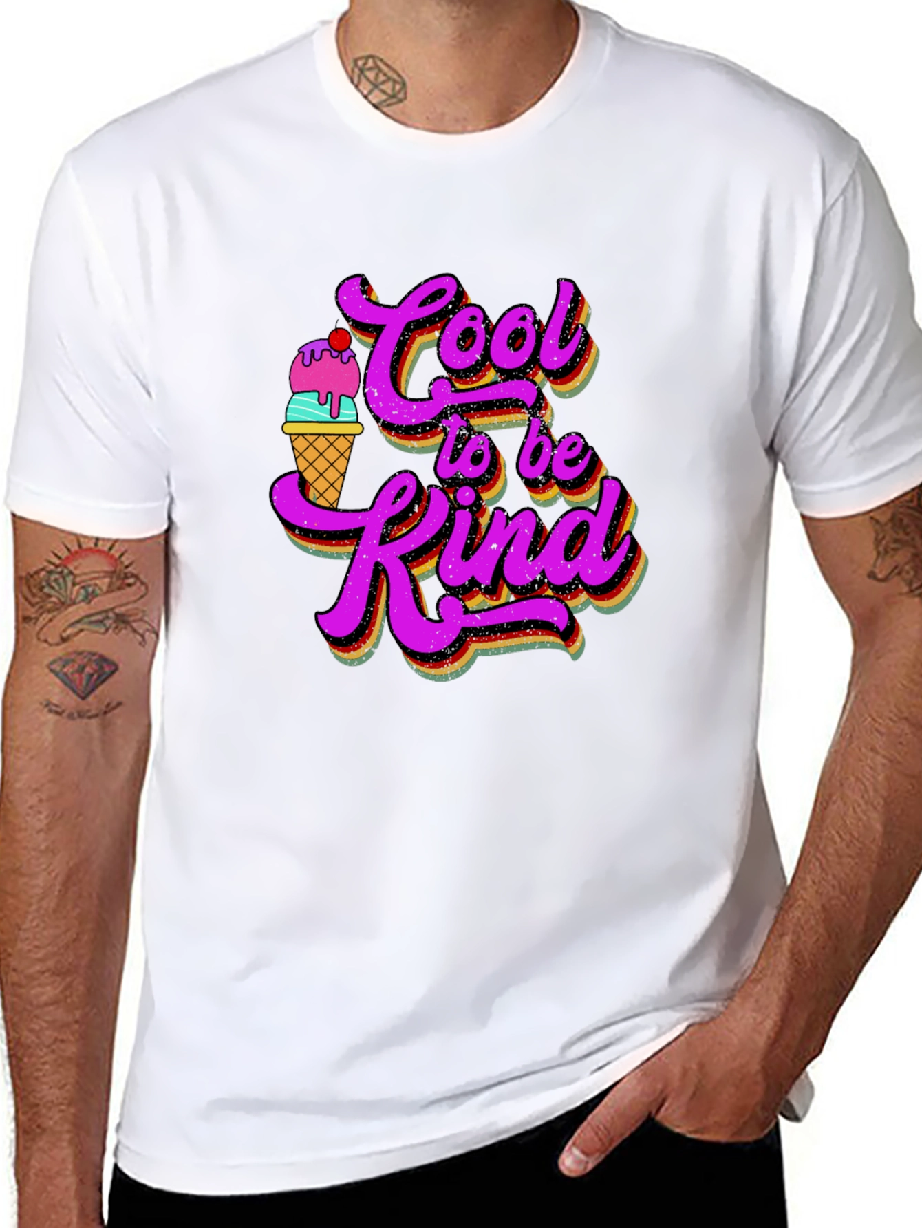 Cool to be Kind Retro Graphic T-Shirt