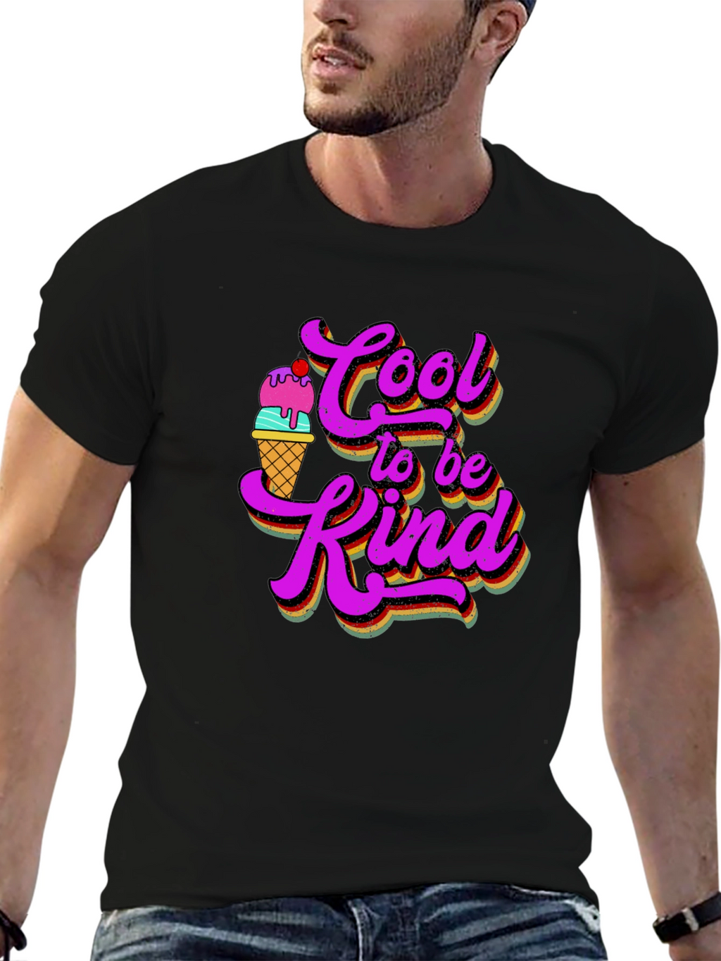 Cool to be Kind Retro Graphic T-Shirt