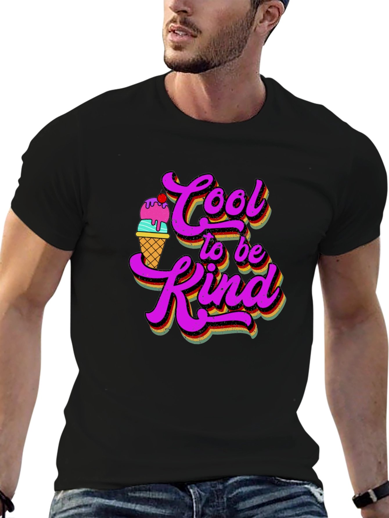 Cool to be Kind Retro Graphic T-Shirt