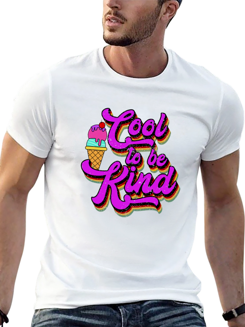 Cool to be Kind Retro Graphic T-Shirt