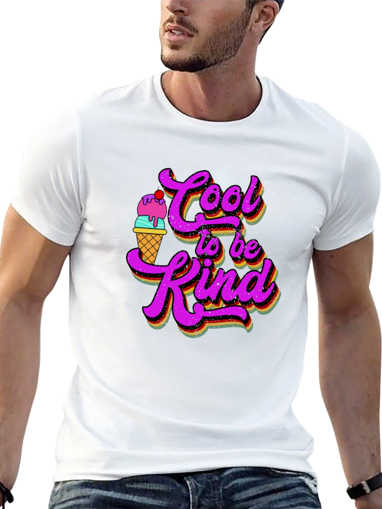Cool to be Kind Retro Graphic T-Shirt