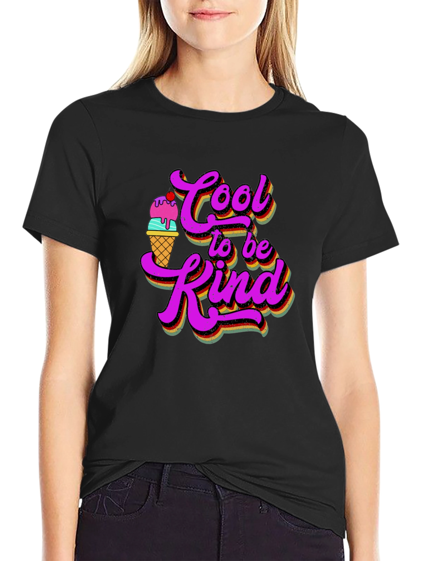 Cool to be Kind Retro Graphic T-Shirt
