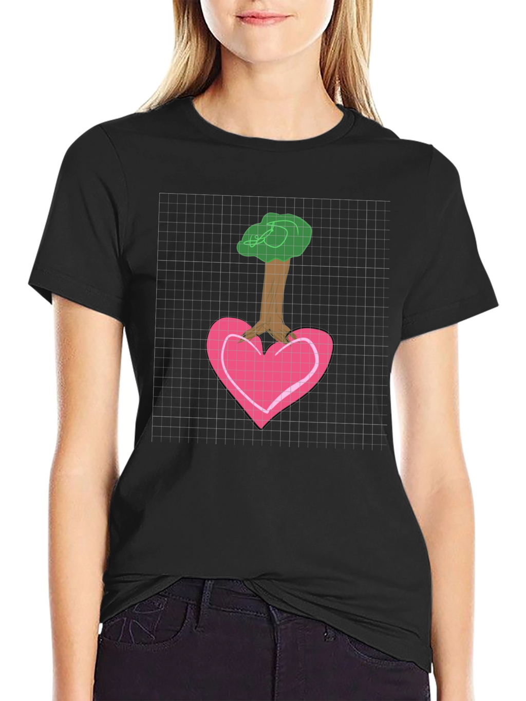 Heart Tree Graphic Tee - Love and Nature Shirt
