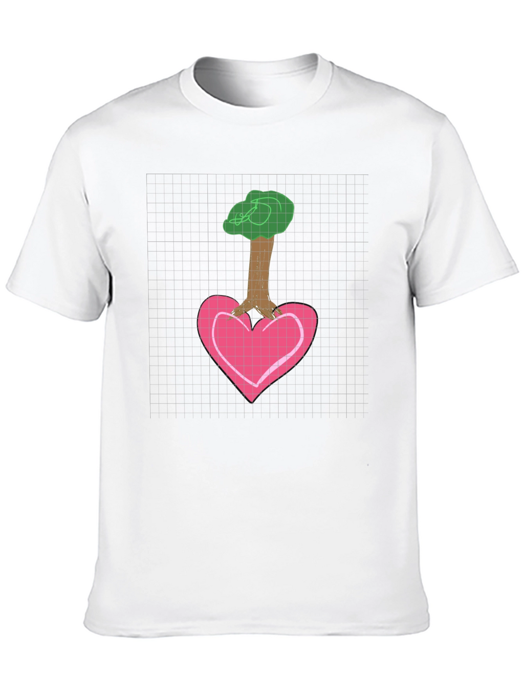 Heart Tree Graphic Tee - Love and Nature Shirt