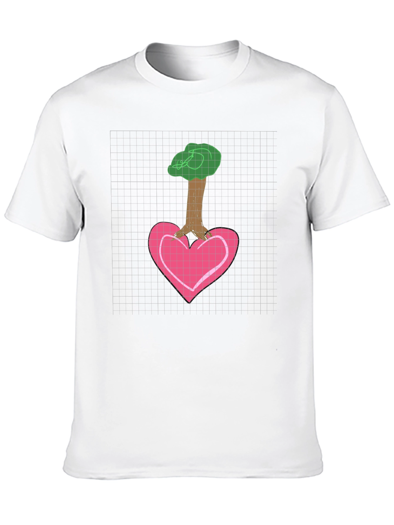 Heart Tree Graphic Tee - Love and Nature Shirt