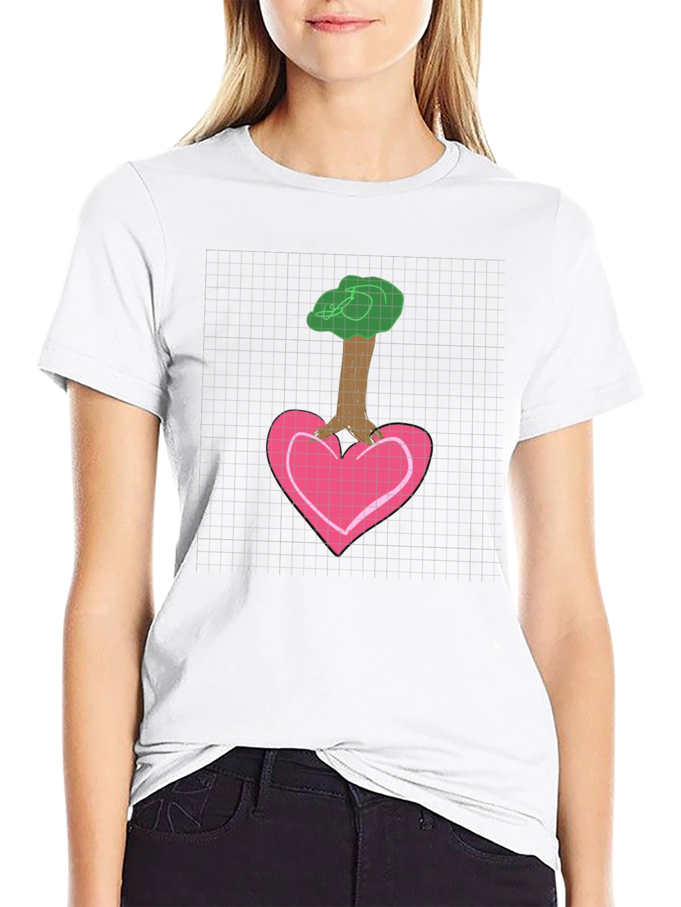 Heart Tree Graphic Tee - Love and Nature Shirt