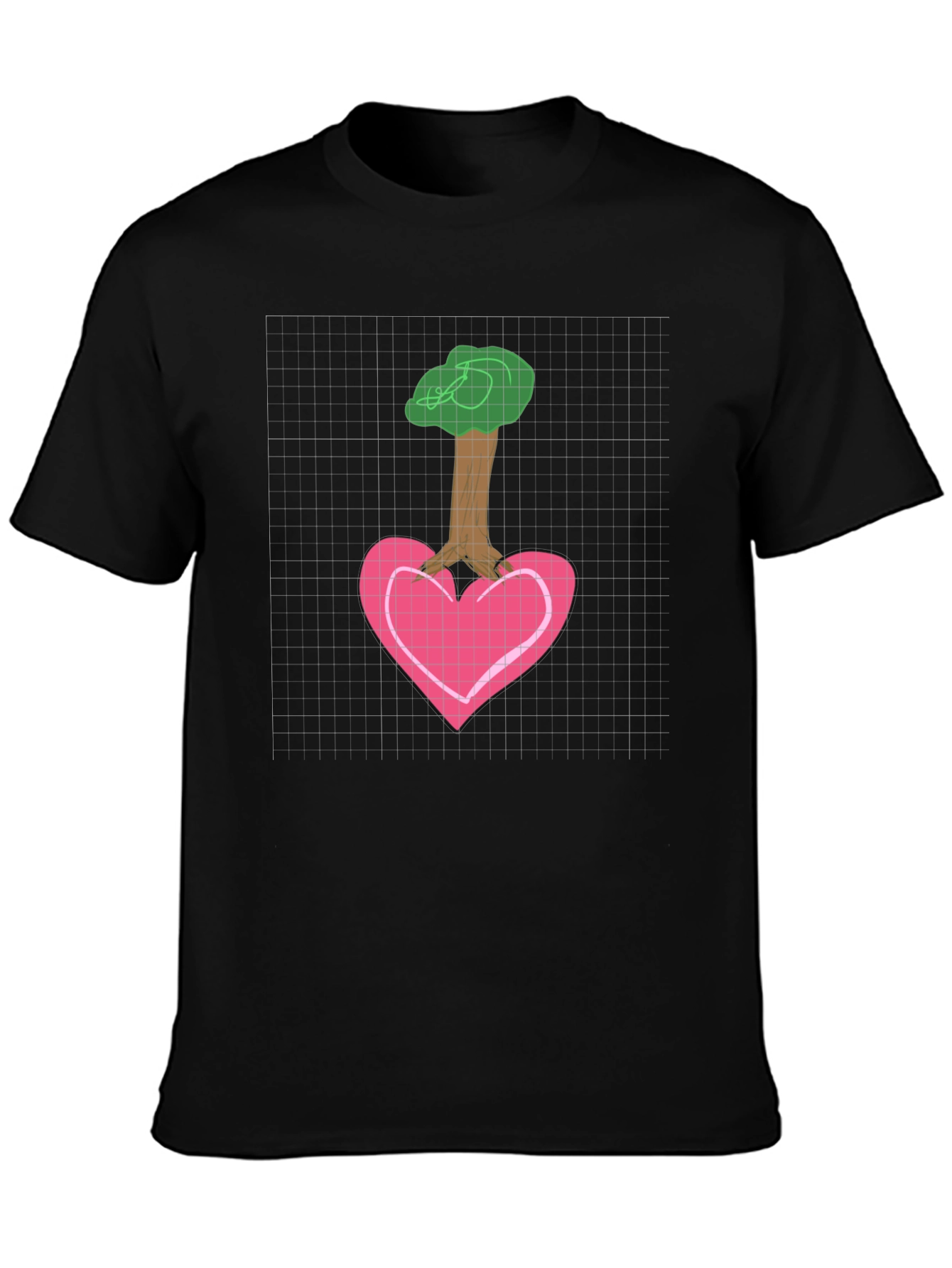 Heart Tree Graphic Tee - Love and Nature Shirt
